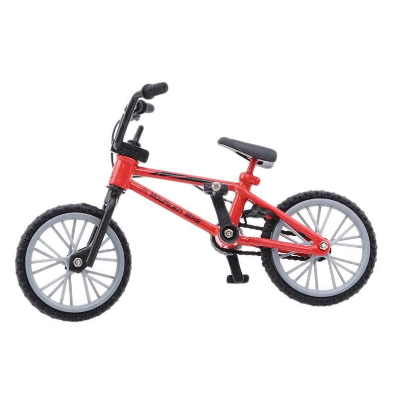 Моделирование сплава палец BMX велосипеды дети мини-размер зеленый гриф велосипедные игрушки с тормозной веревкой подарок забавный высокое качество