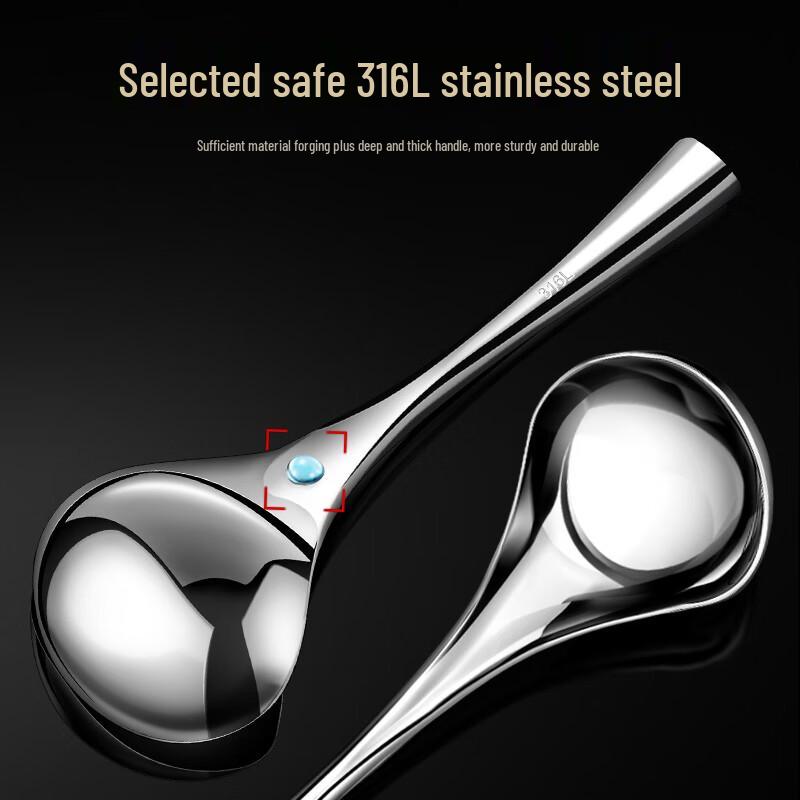 Premium 316L Stainless Steel Deep Soup Ladle