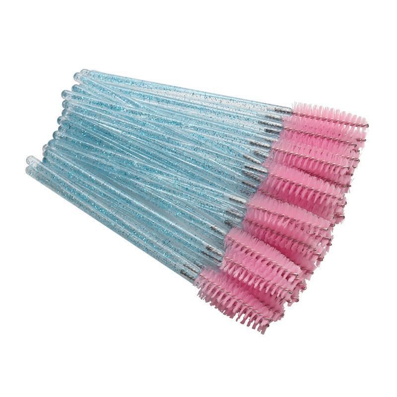 Disposable Crystal Rod Eyelash Extensions Brush - Spiral Curl Comb