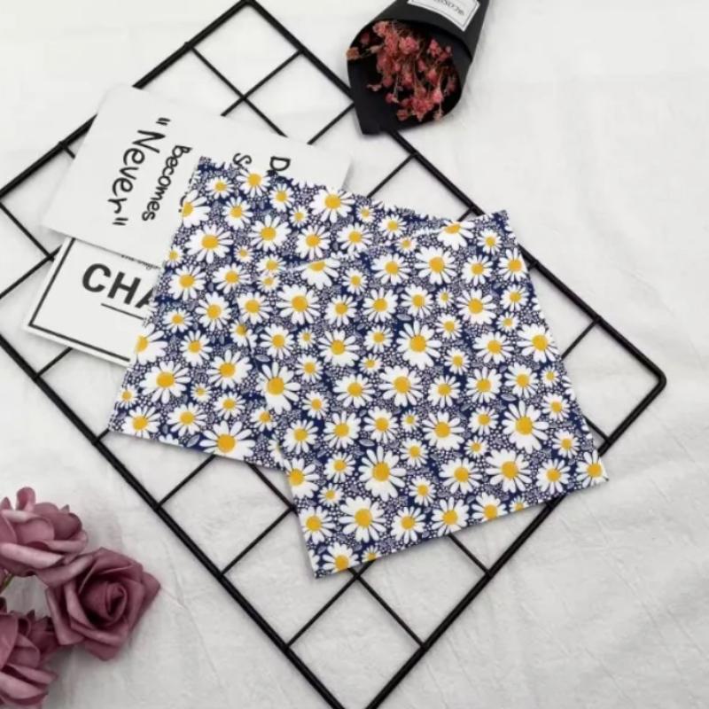 Disposable Party Napkin Double Layer 20 Pieces/Pack Small Flower Pattern