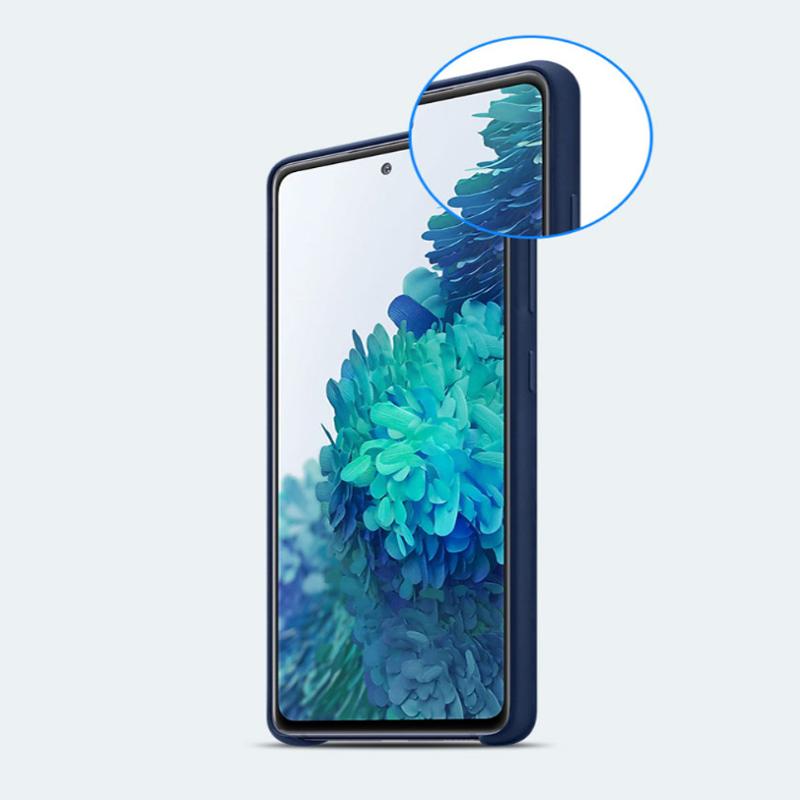 Samsung Оригинальный силиконовый мягкий чехол для Galaxy S20FE Цвет Для EF-PG780