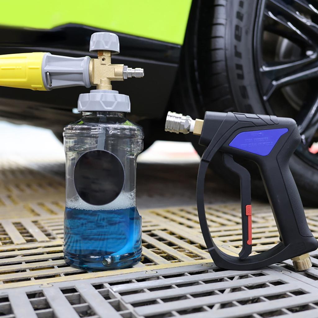 High Pressure Washer Guns Car Washer Guns with Nozzles M22 14mm Brass Couplers for Pressure Power Washer Accessories