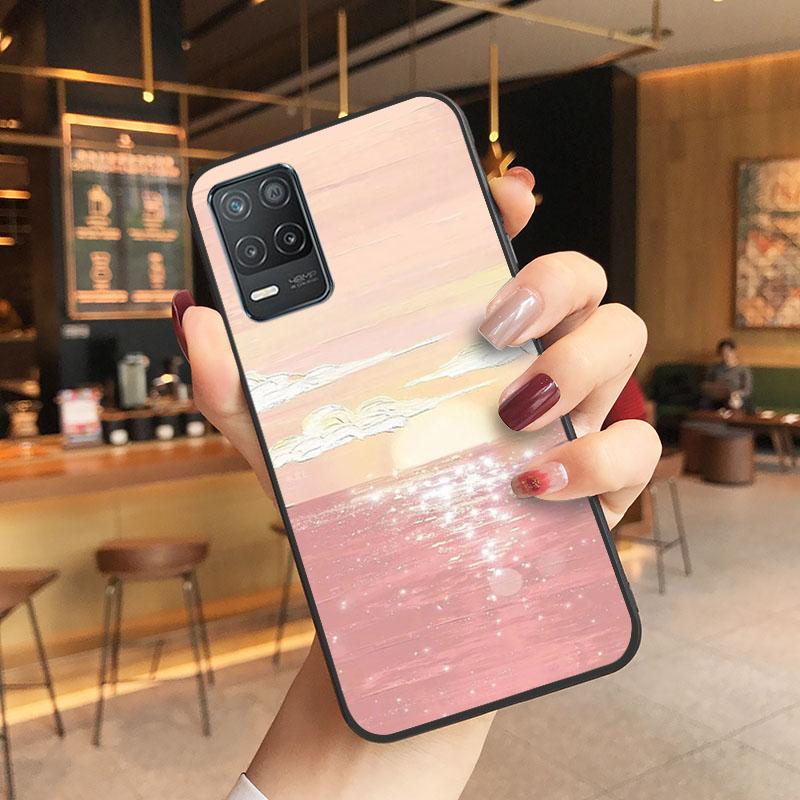 Чехол для телефона с рисунком в виде цветка для OPPO Realme GT 2 Pro X2 Pro XT C25S 8 7 6 Pro 6i Realme GT Master C3 C21 C21Y C11 X3 SuperZoom