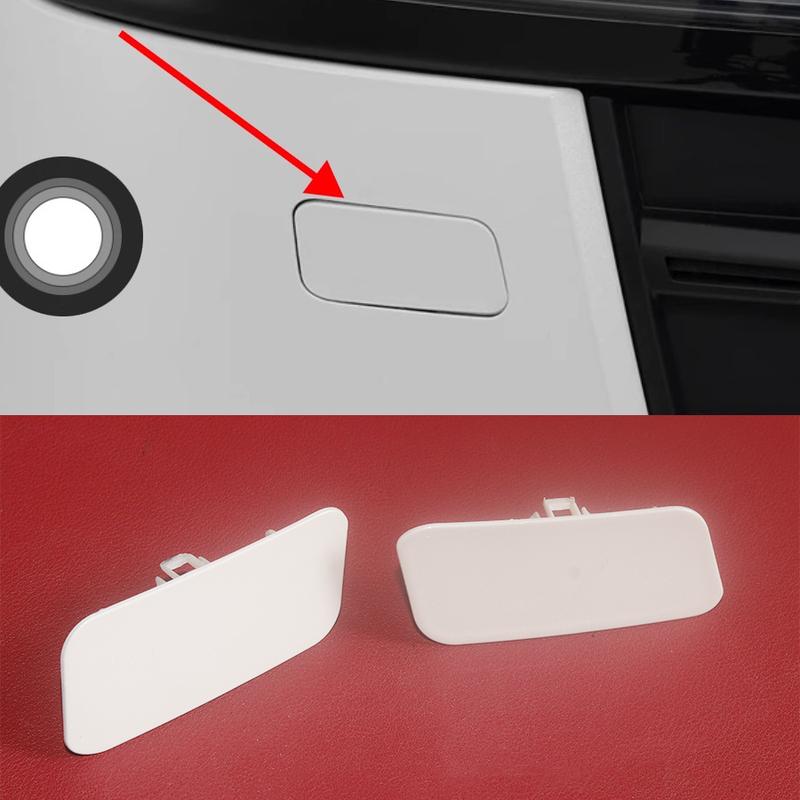 1Pc Front Bumper Headlight Cleaner Washer Nozzle Cover Sprayer Cap Fit For Toyota Land Cruiser 200 LC200 J200 2008-2011 LC300
