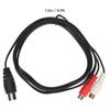 1.5m / 4.9ft Sound Instrument Cable Plug and Play Audio Cable  Audio System