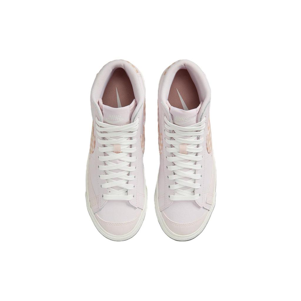 Nike Кроссовки Nike Blazer Mid '77 Женские Summit White Pink Pink Barbie Клетка FD9163-600