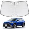DAZFE Совместимый с Toyota Corolla Cross Передняя шторка от УФ-лучей В комплекте Сумка для хранения Солнцезащитный козырек, Шторка, Складная, Стильная, Компактная, Защита, Блокировка,