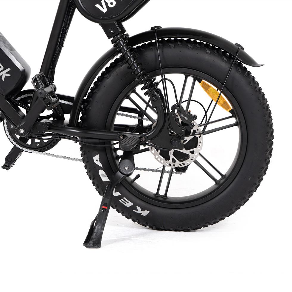 ATLASTREK V8 MAX Full Suspension Electric Bike with 48V 15AH Battery,Shimano 7-Speed