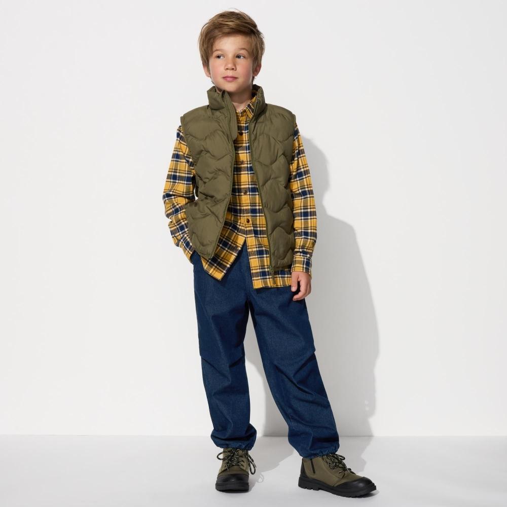 Uniqlo Kids Warm Line Pants  Denim 