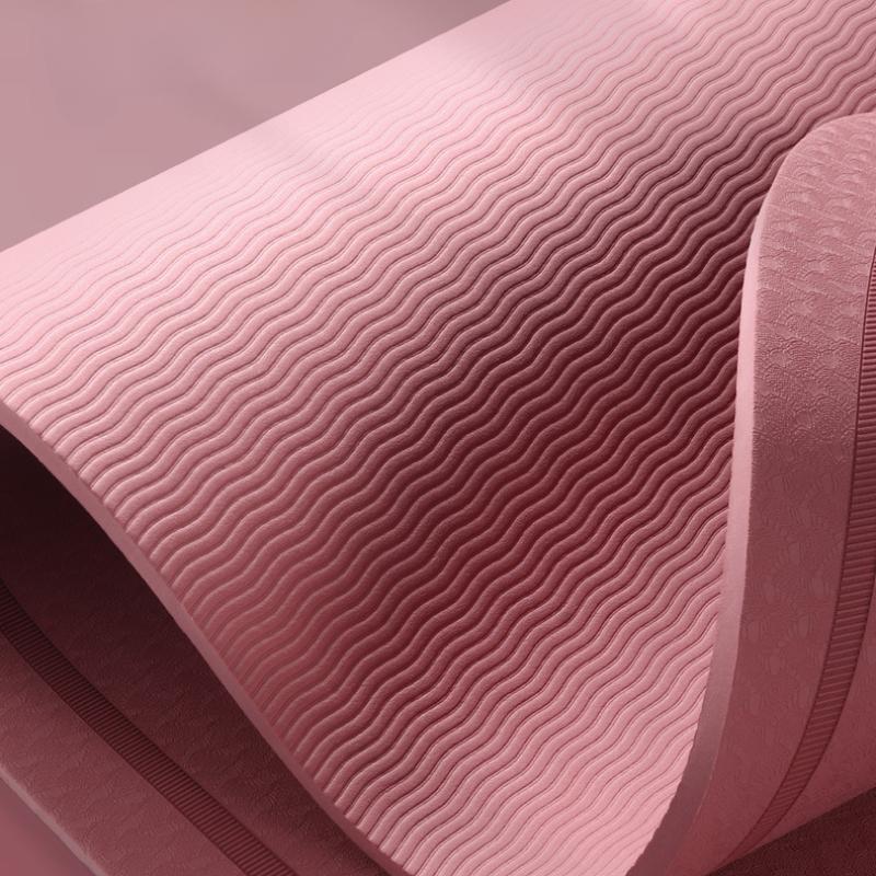 Утолщенная бесшумная скакалка 8 мм для фитнеса и спорта, звукоизоляционные и амортизирующие подушечки для скакалки в помещении, коврик для йоги