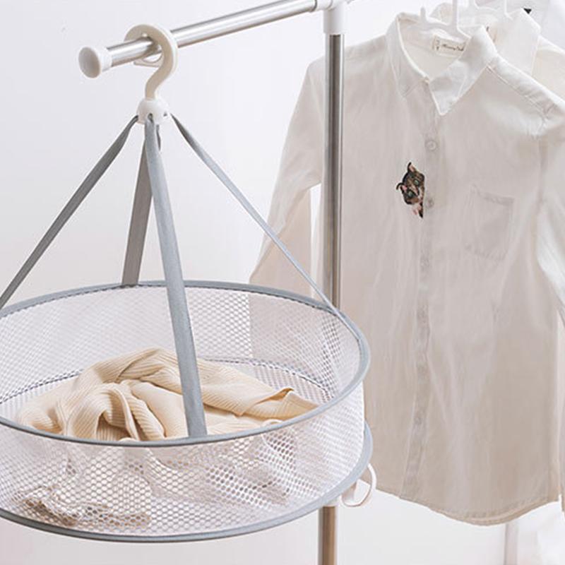 Двухслойная складная корзина для сушки одежды, домашняя подвесная сетчатая вешалка для нижнего белья, носков, антидеформационная сетчатая вешалка для карманов