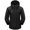[Gopune] Women's Outdoor Jacket, Mountain Parka, Climbing Wear, Hiking, Trekking, Windproof, Breathable, Hooded, For AutumnWinter (Black-01 M)