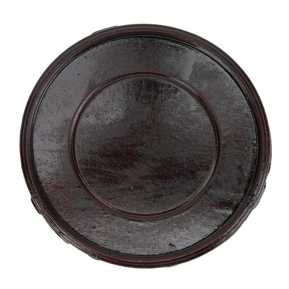 Height 2.5 cm Wooden Display Stand Round Oriental Display Stand  Table Decoration