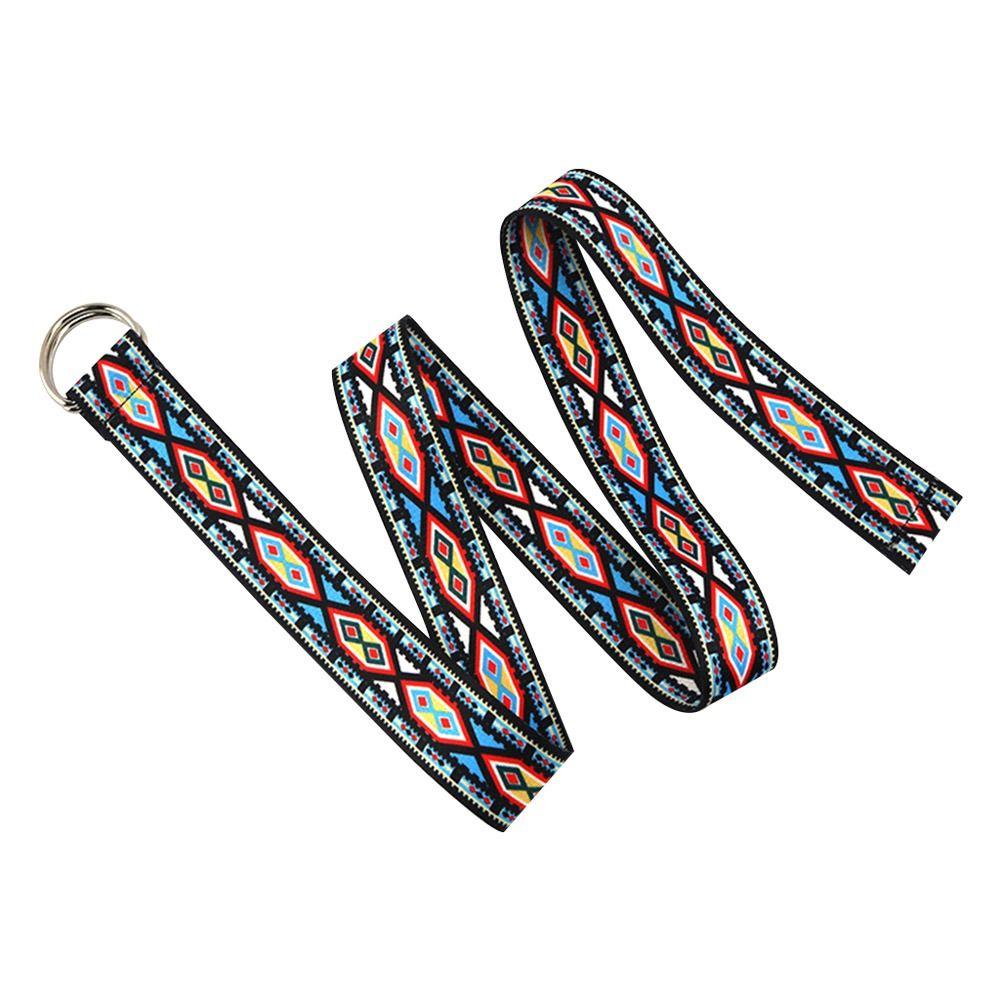 Этнический стиль тренд двойная кольцевая пряжка пояс холщовый ремешок нейлоновый плетеный ремень плетение пояс