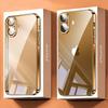 Official New Desert Gold Phone Case for iPhone 16 15 14 13 12 11 Pro Max 16 Plus Plating Magnetic Soft TPU Clear Lens Film Cover