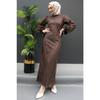 Nci Hijab Evening Dress Gold