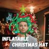 Yousheng Рождественская вечеринка Надувная игра «Кольцеброс» Повязка на голову в форме рождественской елки Игрушка «Кольцеброс» Праздничные сувениры для взрослых и детей