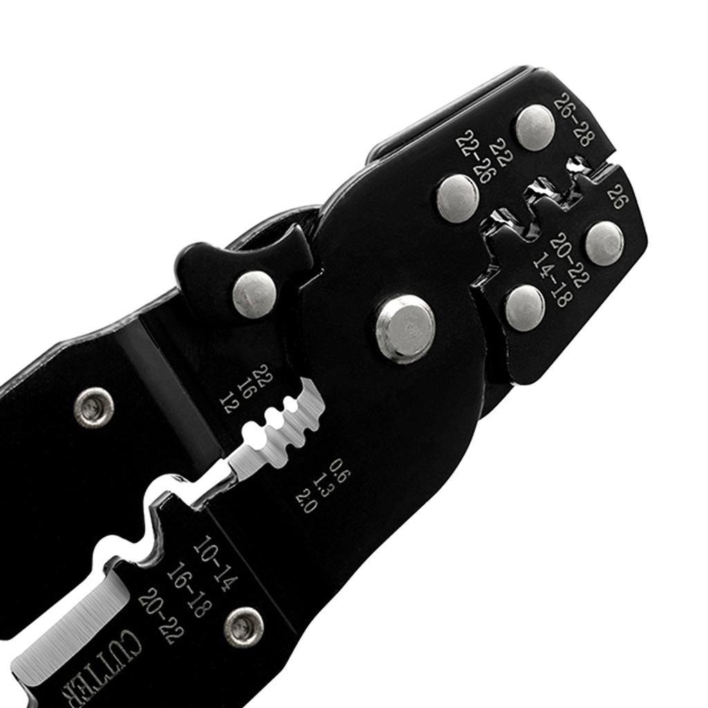 Multifunctional Crimping Tool Hand Pliers Wire Cutter AWG22-10 High Carbon Steel Terminal Connectors Wire Plier Cutters