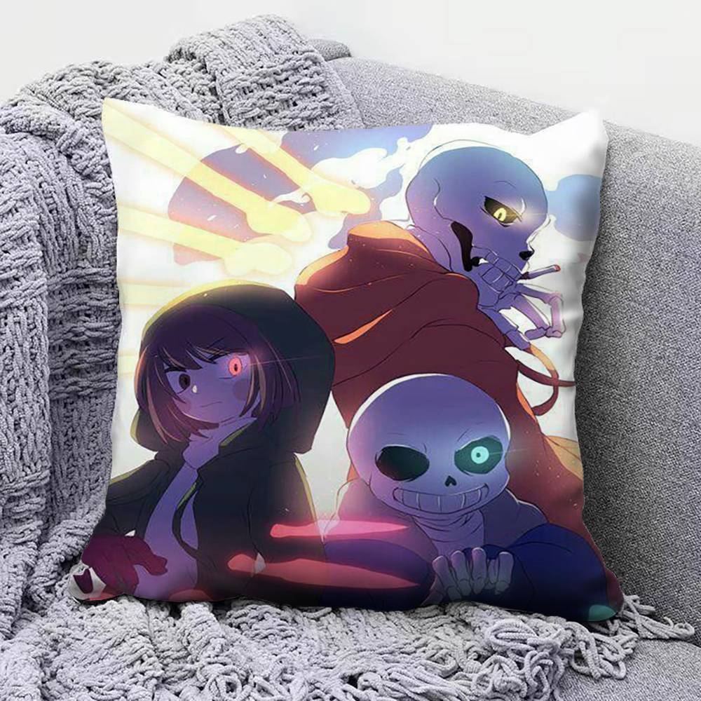 Классический Санс Игра Undertale Крутые Наволочки Домашние Подушки для Дивана и Декоративные На заказ