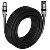 Microphone Cable XLR Cable 10M Cannon Cable Microphone Extension Cord XLR Balanced Connection Cable 22AWG OFC Shielded Cable Low Noise Audio Cable for