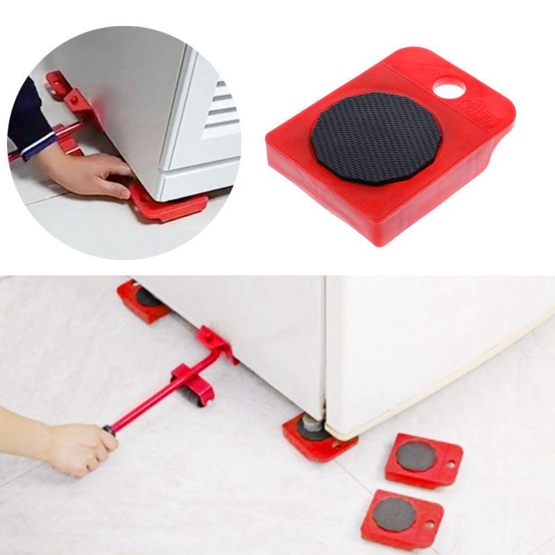 4 шт., инструмент для перемещения мебели, транспортный переключатель, движущееся колесо, слайдер для удаления ролика, тяжелый