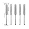 5Pcs Diamond Coated Cylindrical Burr 4.4/4.5/4.8mm Chainsaw Sharpener Stone File Chain Saw Sharpening Carving Grinding Tools