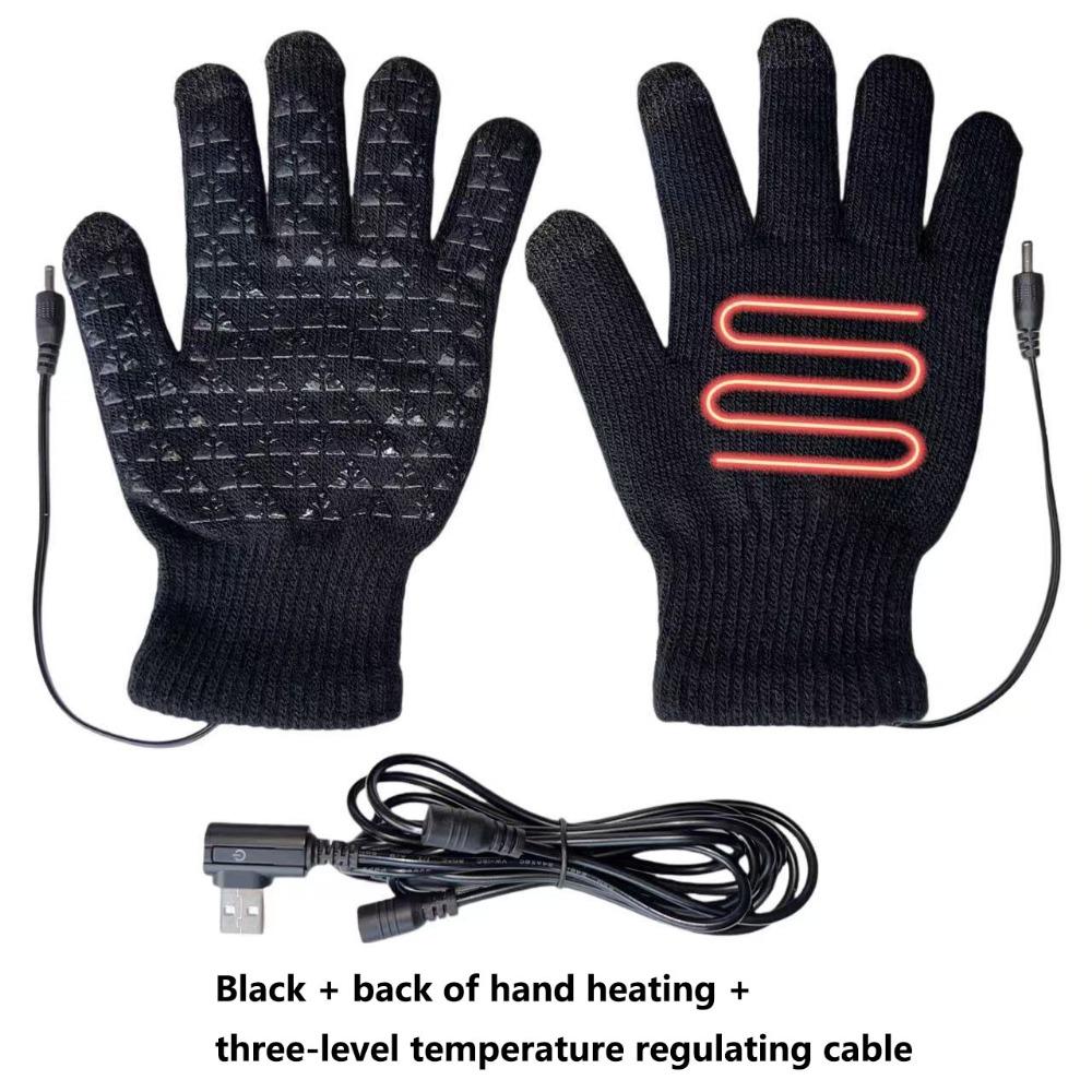 Thickened Electric Heating Gloves Touchscreen Hand Warming Gloves Touchscreen Gloves Winter