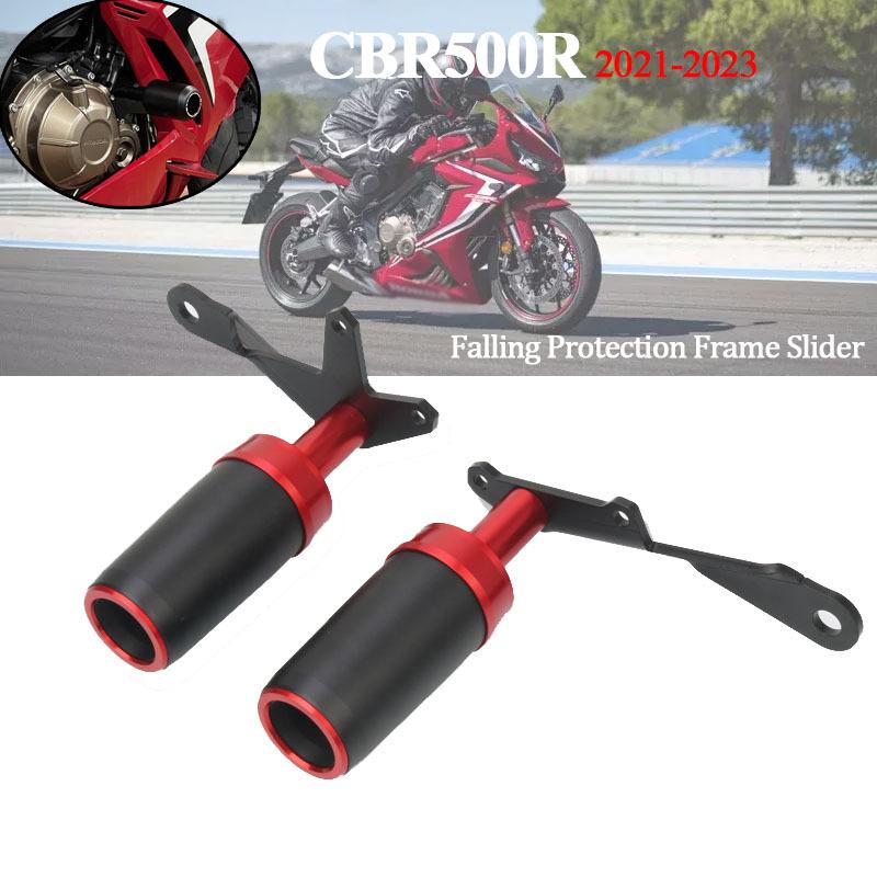 Для HONDA CBR500R CBR500 R CBR 500 R 2021 2022 2023 Защитная рама от падения Мотоцикл Слайдеры Защита обтекателя Защитный элемент от ударов Защита