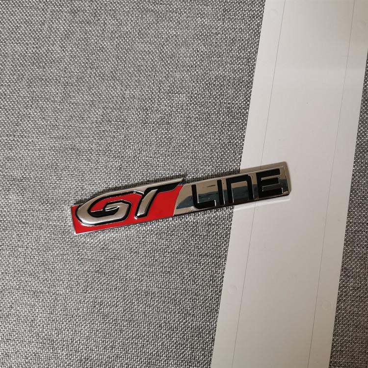 Металлические наклейки-эмблемы GT и GT LINE для моделей Kia