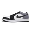 Air Jordan 1 Низкие Винтажные Баскетбольные Кроссовки Устойчивые к Скольжению и Истиранию Мужские Черно-Серые 553558-132(Команда59-)
