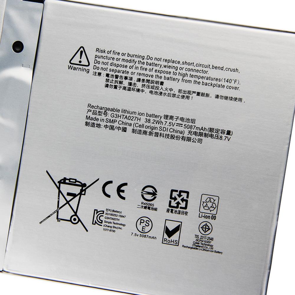 Перезаряжаемая литиевая батарея для Microsoft Surface Pro 4 Pro4 G3HTA027H 1724 DYNR01 Батарея 5087 мАч