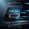 Прозрачный корпус для M.2 SSD 10 Гбит/с, высокоскоростная передача, прочный прозрачный корпус для хранения на ноутбуке, для деловых поездок, офисной работы