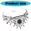 Antique Bridal Tiaras Crowns Hairband Rhinestones Studded Headpiece For Wedding Birthday Party Celebration Head Accessories