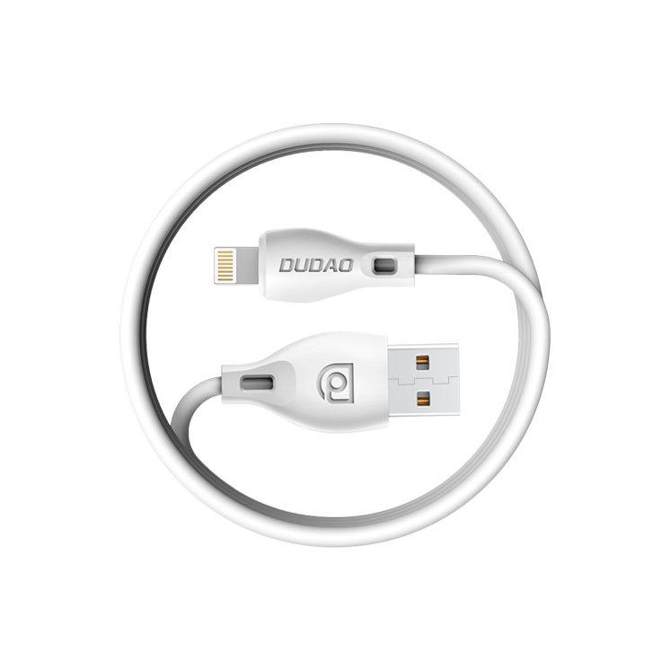 Dudao 2m USB To Lightning Charging Cable 2.1A - White