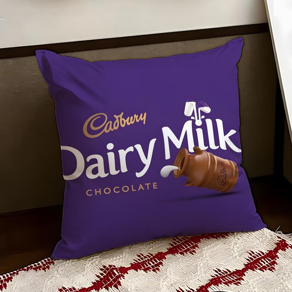 CCadbury Cushion Cover Reversible Soft Durable Pillow Cover Home Car MultiScene Use for Daily Comfort