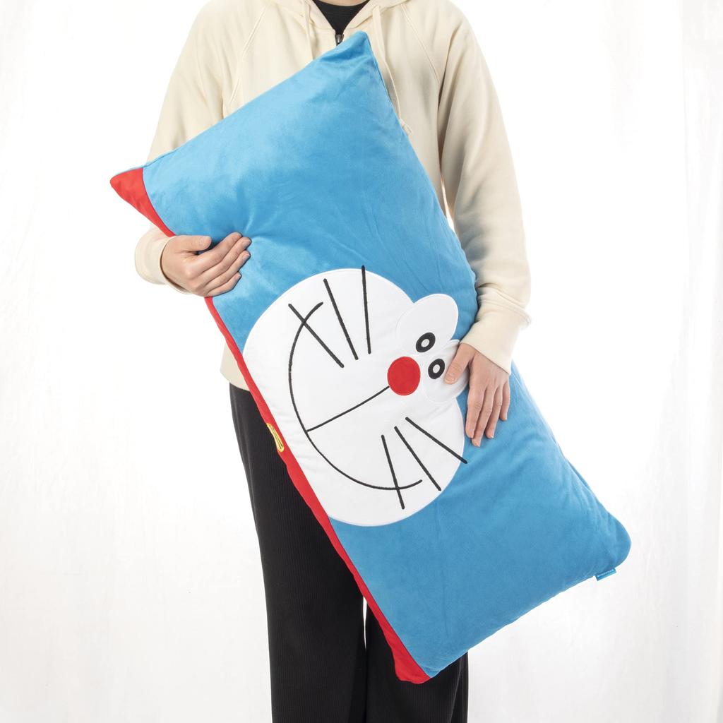MORIPiLO Подушка Morishita Doraemon 43x90 см для детей и взрослых, мягкая игрушка, подушка, товары для персонажей Shogakukan, синяя 4620269