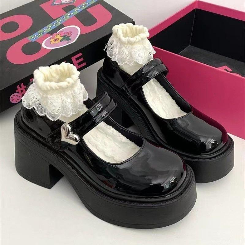 New Fashion Platform Pumps for Women Super High Heels Buckle Strap Mary Jane Shoes Woman Goth Thick Heel Party Shoes Ladies