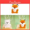 Cute Animal Fox Doll With Polyester Filling For Kids Backpack Accessory