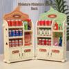 Mini Supermarket Shelf Toy with Accessories