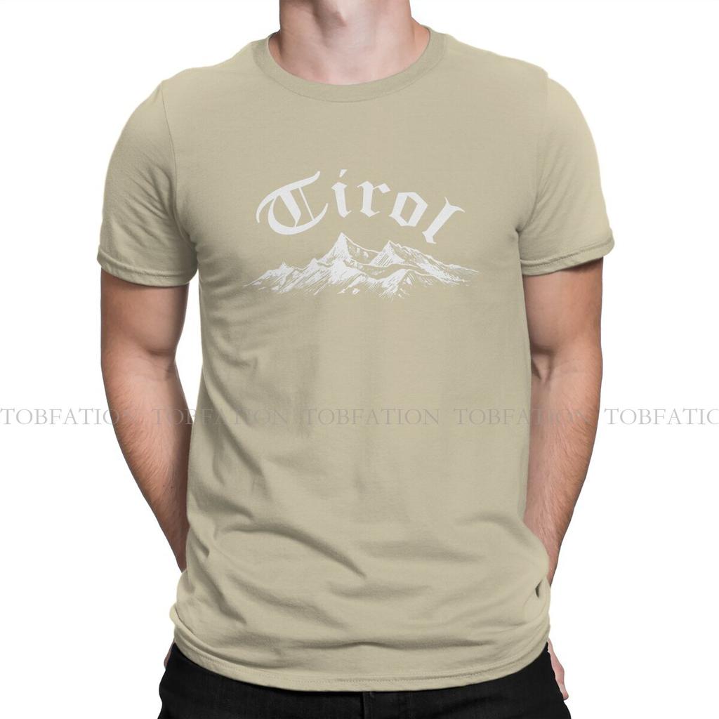 Tyrol Mountains Tshirt For Male Mountain Climber Camisetas Novelty T Shirt 100 Cotton Soft Print Loose