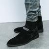 Мода Осень Новая Мода Ботильоны с Боковой Молнией Мужские Рабочие Ботинки Трендовые Дизайнерские Зимние Мужские Ботинки Бренд Уличные Военные Кожаные Повседневные Ботинки