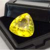 Natural Yellow Sapphire Rk 454 Trillion Cut 11-13 Ct Stunning Gemstone