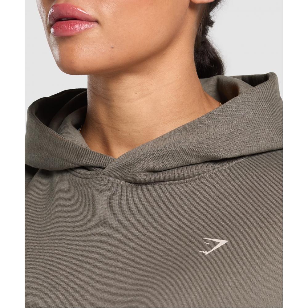 Gymshark Hoodie Built In The Weight Room Camo Brown B2b2h Nby9