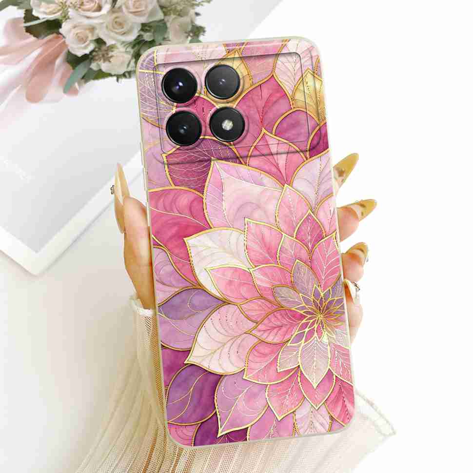 Fashion Luxury Painting For Redmi K70E 2311DRK48C Case Silicone Back Cover For Redmi K 70E K70e 5G Phone Cases Bumper Capa