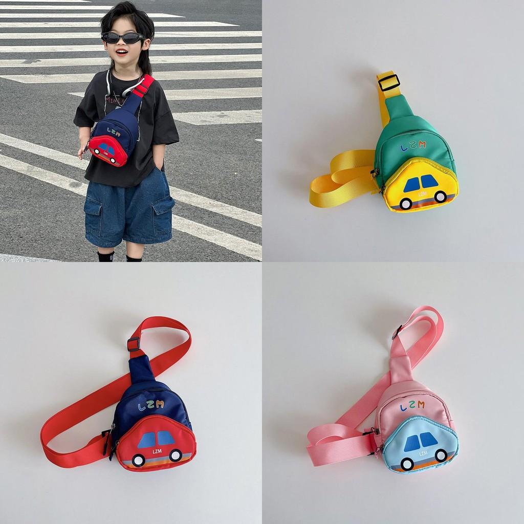 Pattern Childrens Car Canvas Backpack Fun Style School Weekend Bags Outings