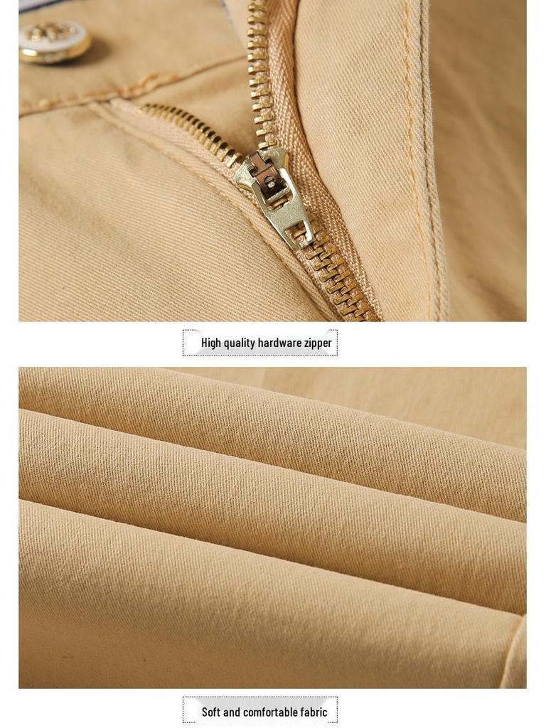 Мужские однотонные повседневные деловые брюки - Осень/Зима Корейский стиль