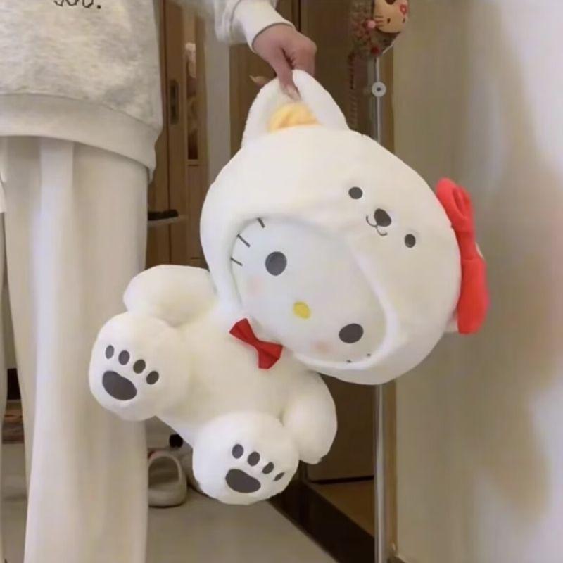 25cm Sanrio Kuromi Mymelody Cinnamorol Kawaii Anime Plush Toys Soft Stuffed Doll Plushie Pillow Xmas Gift Decor