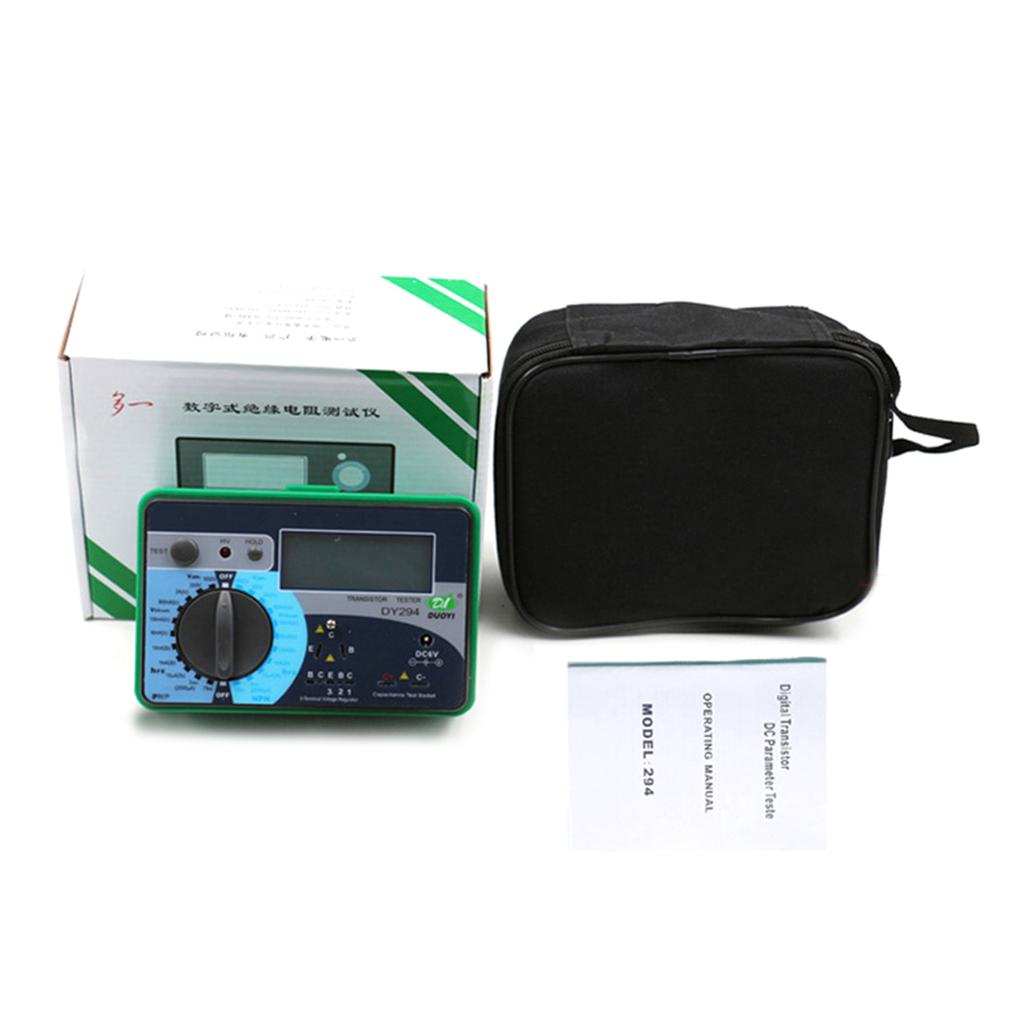 High-Precision Electrical Circuits Tester Digital Transistor Analyzer Tester Multifunction Semiconductor Test 1000V