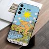 Чехол для телефона T-Tarot C-cards для Samsung Galaxy A73, A72, A71, A70, A53, A52, A51, Мягкий силиконовый черный чехол