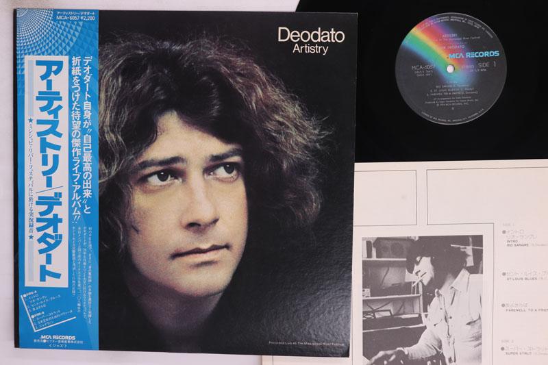 Виниловая пластинка DEODATO Artistry MCA6057 MCA 1974 Япония Obi Джаз Б/у